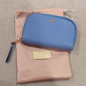 Blue Leather Wallet